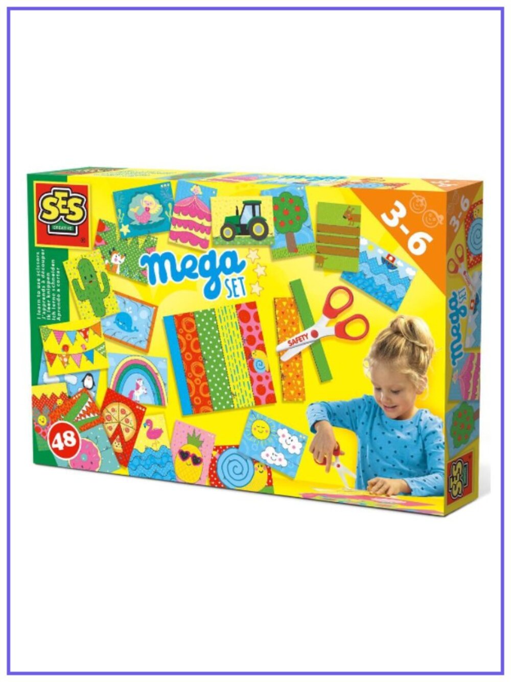 SES CreativeI learn to use scissors – Mega set Age 3-6 New In Box